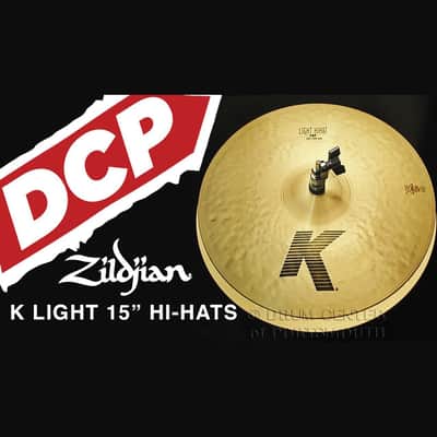 Zildjian K Light Hi Hat Cymbals 15" image 2