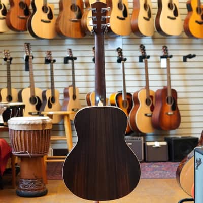 Eastman PCH2-TG-BK Sitka Spruce/Rosewood Travel Acoustic Guitar Black w/Padded Gig Bag image 6