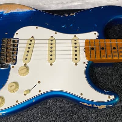 NEW! Fender Custom Shop Special Run '69 Stratocaster Heavy Relic - Handwound P/U's - Aged Aquamarine Metallic - Reverse Headstock - 8lbs - Authorized Dealer - One OFF! SUPER RARE! G07466 image 3