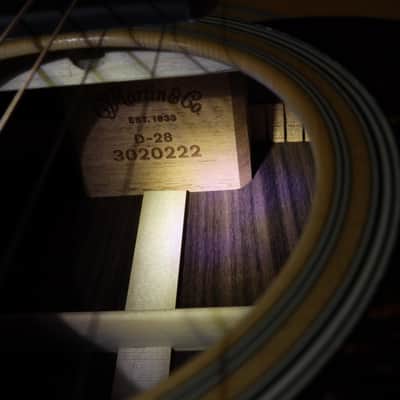 Martin D-28 Standard Series Acoustic Guitar - Natural Gloss with Aging Toner 0222 image 15