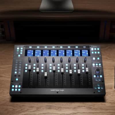 Solid State Logic SSL UF8 - USB 8 Fader DAW Controller - Black image 1