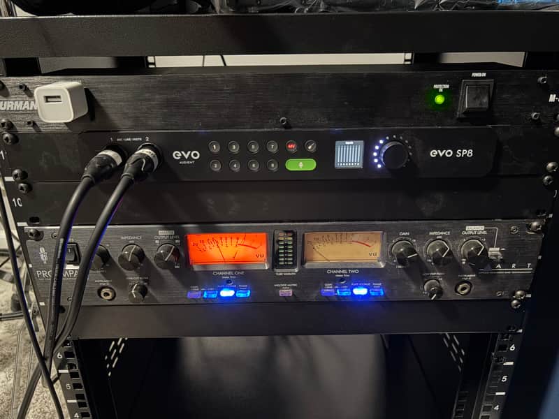 Audient Evo SP8 Smart ADAT Preamp 2024 - Black image 1