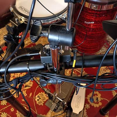 Electronic drums hi hat drop clutch and top cymbal adjuster. image 2