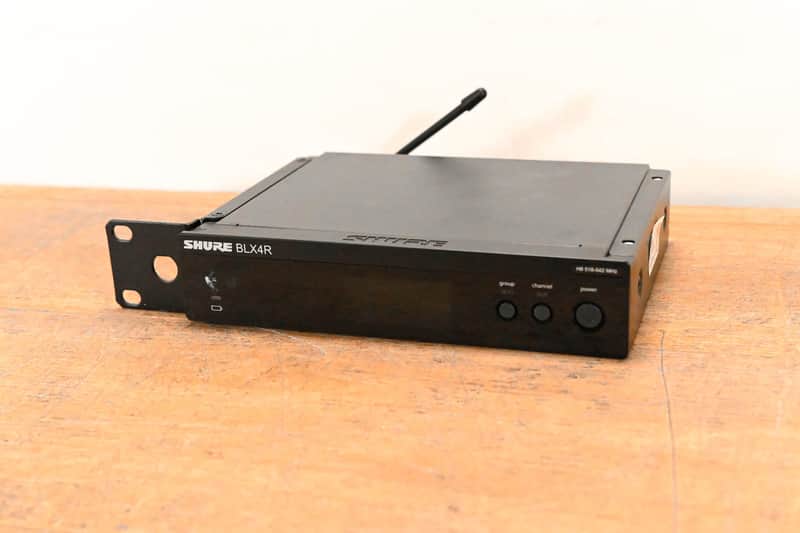 Shure BLX4R Rack-Mountable Wireless Receiver - H8 Band (NO POWER SUPPLY) CG01L3Q image 1