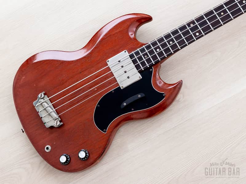 1964 Gibson EB-0 Vintage Short Scale Bass Cherry, 100% Original w/ Case image 1
