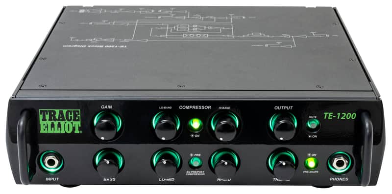 Trace Elliot TE-1200 1200-Watt Bass Amp Head - Black image 1