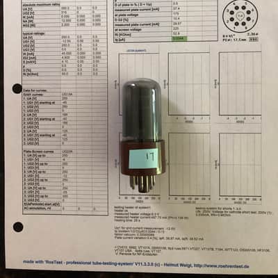 Tested Tight Matched Pair NOS RCA 6V6 GTY tubes image 7
