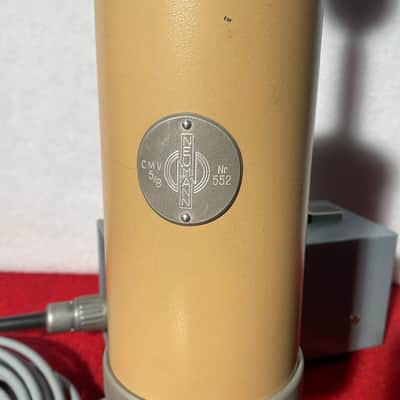Neumann CMV5 TUBE MIKROFON # 552 BOTTLE ORIGINAL SET VINTAGE image 1