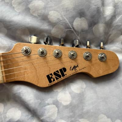 ESP Original Snapper CTM Burl Top MIJ Japan Custom Shop Seymour Duncan HSS image 4