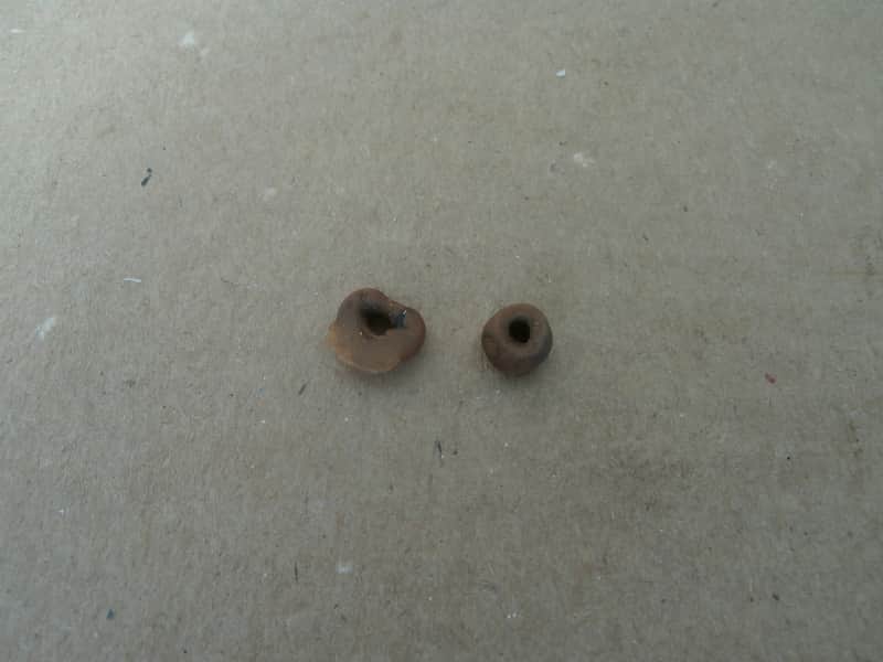 Pair of Vintage 1950's Fender "Cheerio" Pickup Spacers! Pre-CBS Stratocaster, Telecaster Parts! image 1