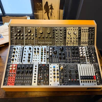 Custom Eurorack Modular Synthesizer (45 modules) in MDLRCASE 9U/114HP Studiocase - Funky Yellow 2021 image 5