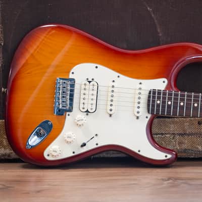 2012 Fender USA American Standard HSS Stratocaster - in Sienna Sunburst - Ash Body image 1