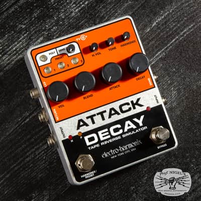 Electro-Harmonix Attack Decay Tape Reverse Simulator and Volume Envelope Pedal image 1