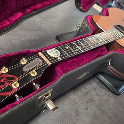 Taylor Custom Shop Stephen King Signed Cujo 14 AAA 400 Year Old Flame Walnut Grand Auditorium USA 1997 American Presentation Acoustic Guitar image 5