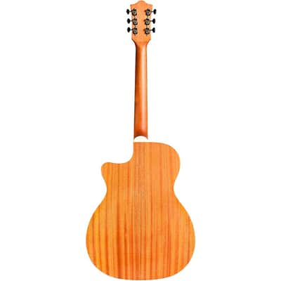 Guild OM-240CE Orchestra Cutaway Acoustic-Electric Guitar Regular Natural image 4