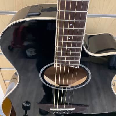 Yamaha APX600 Thinline with Electronics 2010s - Black image 3