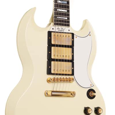 Gibson Custom Shop 1961 SG Custom Stopbar VOS Classic White 2021 image 4