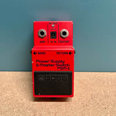 Boss PSM-5 Power Supply & Master Switch (Red Label) 1984 - 1990 - Red image 2