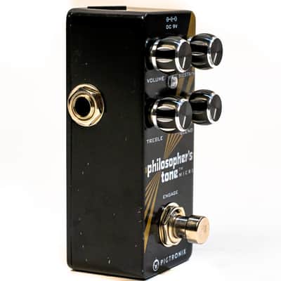Pigtronix Philosopher's Tone Micro Turn Lead to Gold Guitar Effect Pedal image 2