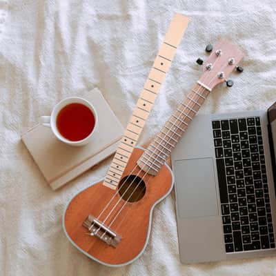 Electric Guitar Neck Replacement Fret Canadian Maple Fingerboard with Dots Durable and Precision Crafted for Guitarists Looking to Upgrade Repair Their Instrument image 3