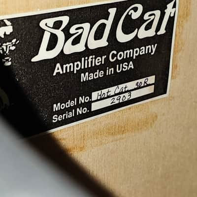 Bad Cat Hot Cat 30R RARE Ostreich Tolex image 15