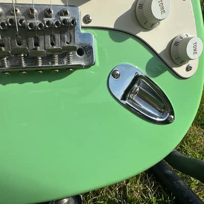Video! Fender Partscaster Strat 2004 - Surf Green image 8