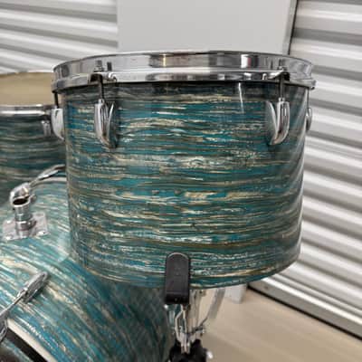 1973 W&A (Gretsch shells + hardware) “Perfection” Drum Set - Blue Oyster Pearl, Walberg and Auge image 4