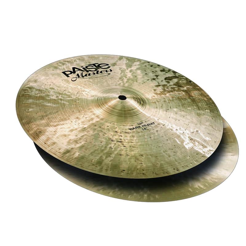 Paiste 15" Masters Dark Hi-Hat Cymbals (Pair) image 1