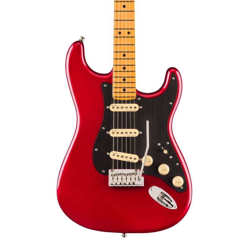 Fender American Ultra II Stratocaster Sinister Red Maple w/case image 1