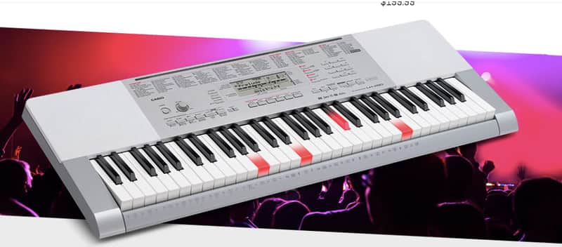 Casio LK280 61-Lighted Key Touch Sensitive Personal Keyboard image 1