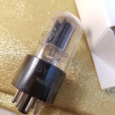 Raytheon perfect Matched Pair (2) 6SN7GT tNOS AT1000 TESTED Vacuum Tubes Support rods rugged dual triode 1949-1954 image 2
