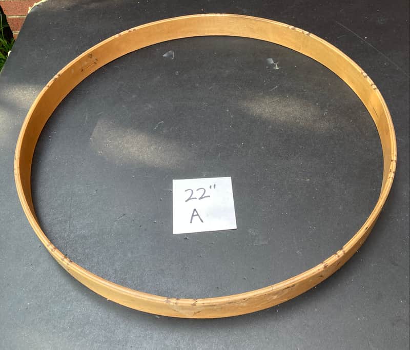 Ludwig 22" Thermogloss Bass Drum Hoops - 70s/80s Vintage imagen 1