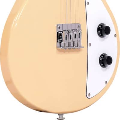 Gold Tone GME-4 4-String Solid Body Electric Mandolin, Cream image 2
