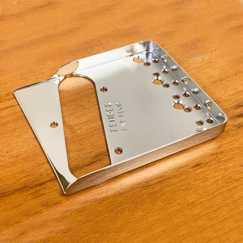 Fender Vintage Telecaster Bridge Plate w/Notched Flange to fit American Standard image 1