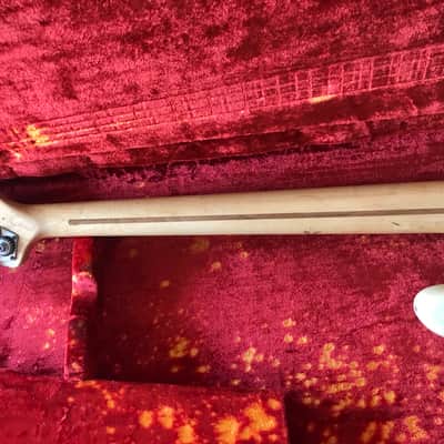 Fender Precision Bass Lefty 1975 Yellow/White image 8