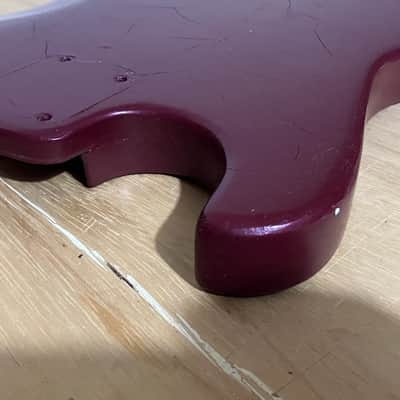 1960s 70s Teisco Zenta Top Twenty Electric Guitar Body Japan Resprayed Kawai image 15