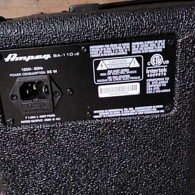 Ampeg BA-110 35-Watt 1x10" Bass Combo 2007 - 2013 - Black image 7