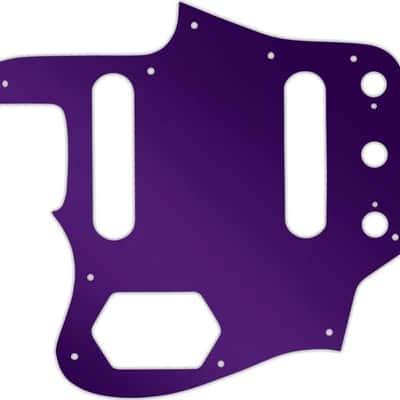 WD Custom Pickguard For Left Hand Fender American Vintage 1962 Reissue Jaguar #10PR Purple Mirror