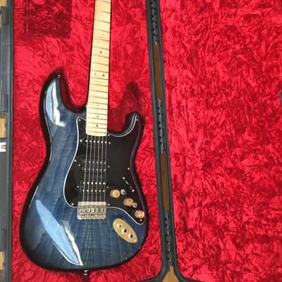 Warmoth Andrew Olson Jerry Garcia style Strat 2010 TRANS BLUE image 1