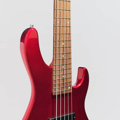 Sadowsky MetroExpress 24-Fret Modern Morado Board 5-String Electric Bass Guitar - Candy Apple Red image 6