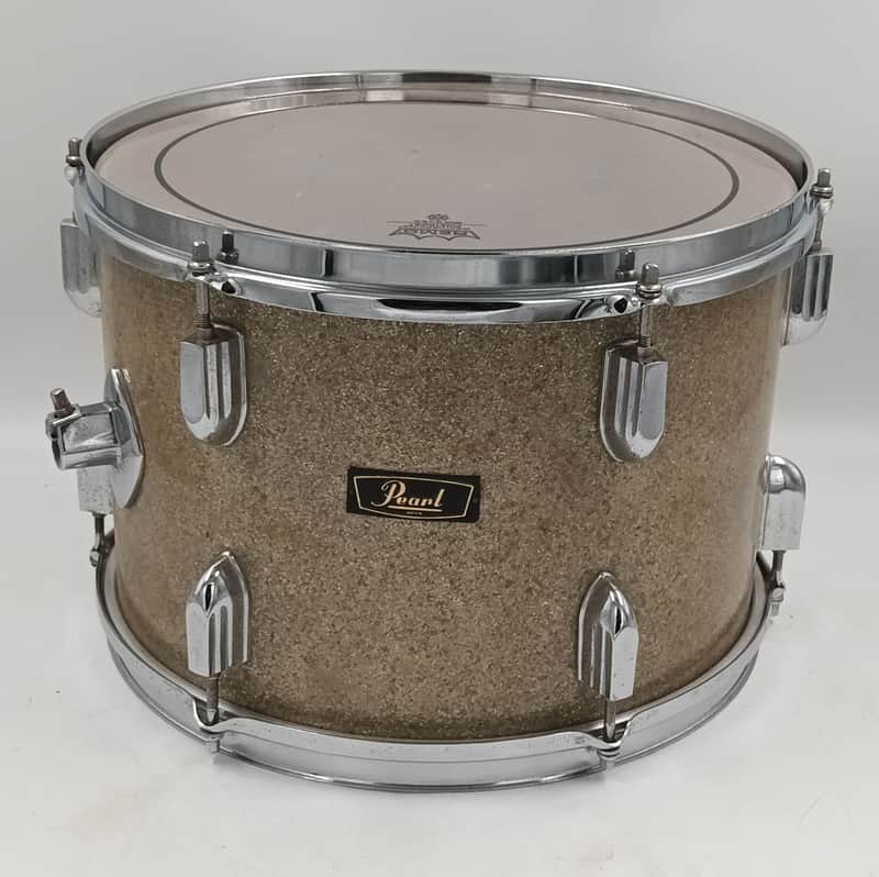 Pearl 1970s 13″ x 9″ Tom In Gold Glitter image 1