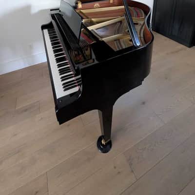 1998 Kawai GE-1A Baby Grand Piano – Ebony Polish, Made in Japan, Excellent image 2