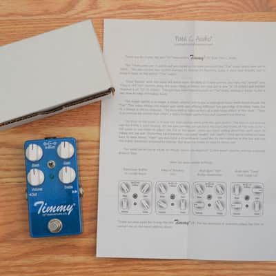 Paul Cochrane Timmy V3 Overdrive w/ box & manual 2020 Blue image 1