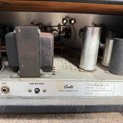 Guild Thunderbass Head 1960s - Black image 10