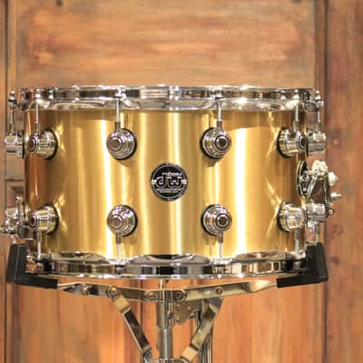 DW Performance Series 8X14 Thin Brass Snare Drum - New! image 1