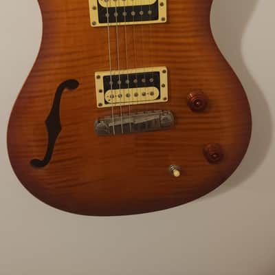 PRS Custom SE Semi-Hollow 2009 - Amber Sunburst image 1