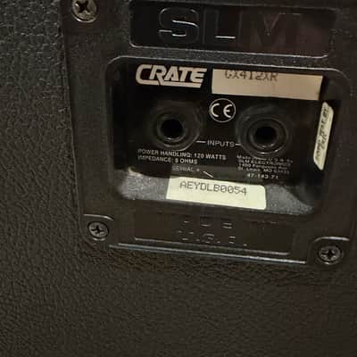 Crate GX412XS 2004 - Black tolex covering image 9