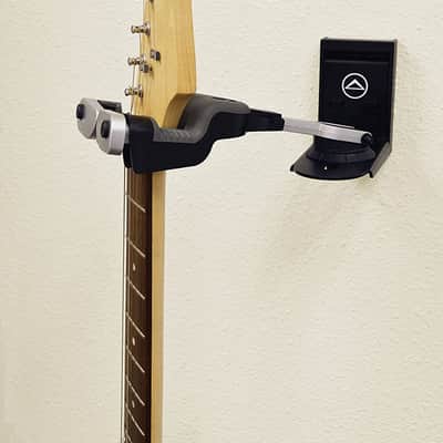 Ultimate Support GS-10PRO Genesis® Series Adjustable Professional Guitar Hanger with Self-closing Security Gates – Slatwall and Wall Mount image 2