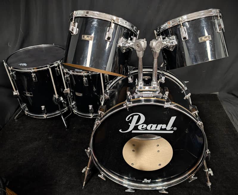 Pearl 5-Piece Fiberglass/Fiberglass & Wood Shell Pack image 1