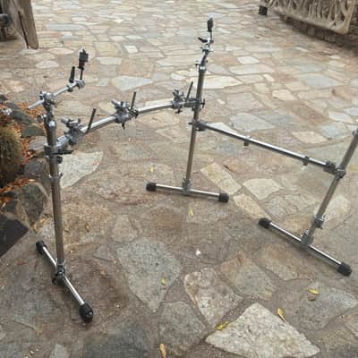 DW Main Rack Package + PDP Side Rack w/ Cymbal Arms / Clamps/ L RODS image 9